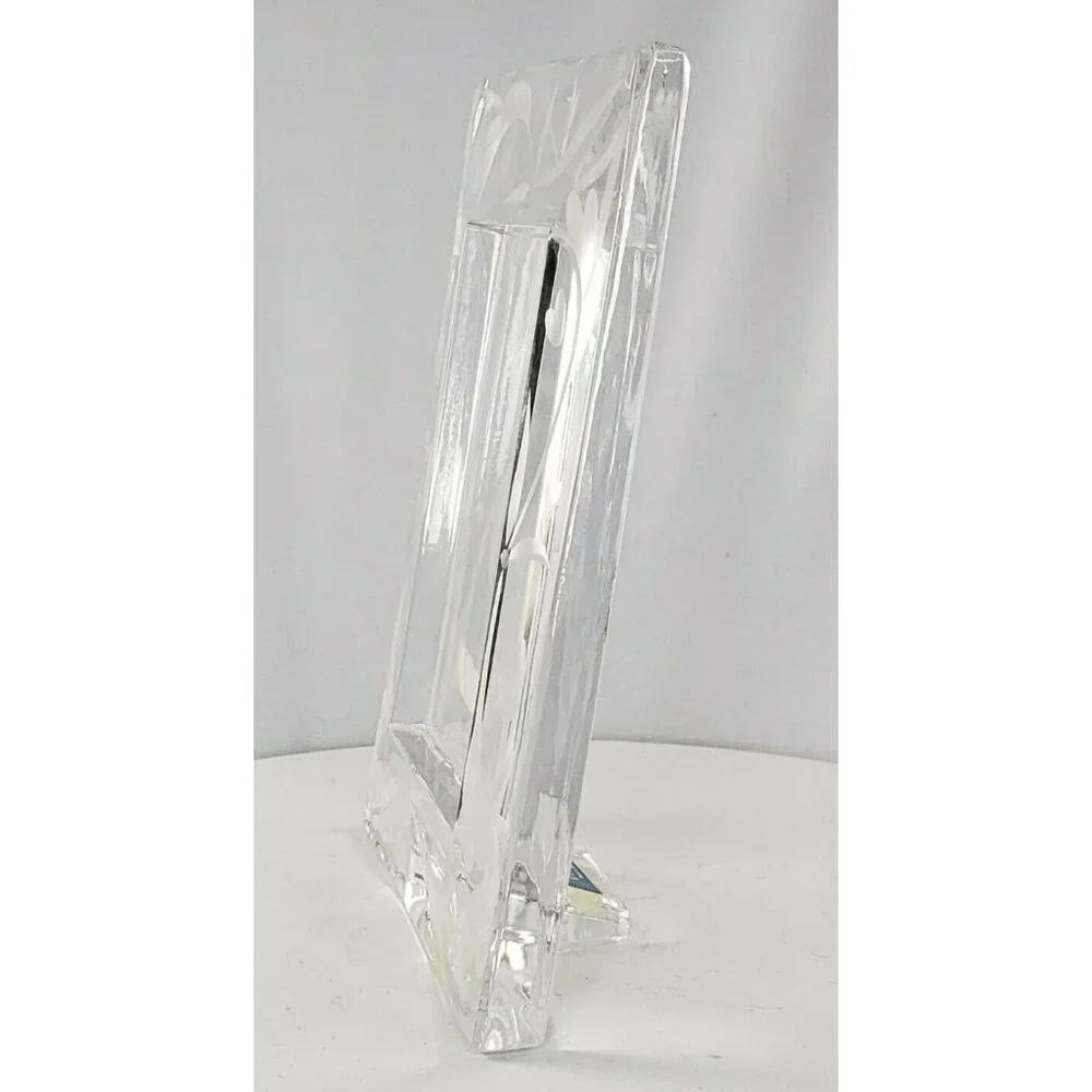 Waterford Marquis Yours Truly Small Frame Lead Crystal Poland 2.75